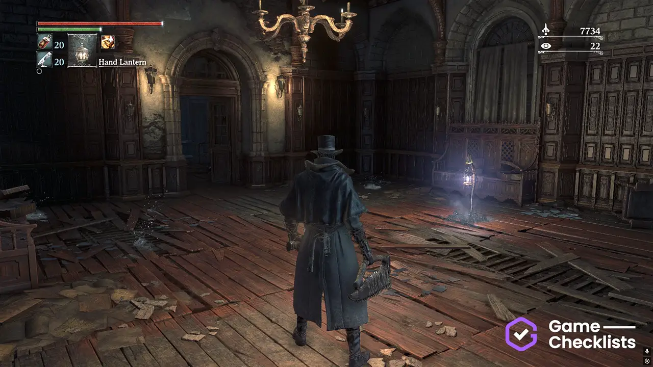 1st Floor Sickroom location