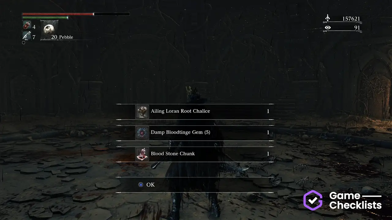 Ailing Loran Root Chalice location