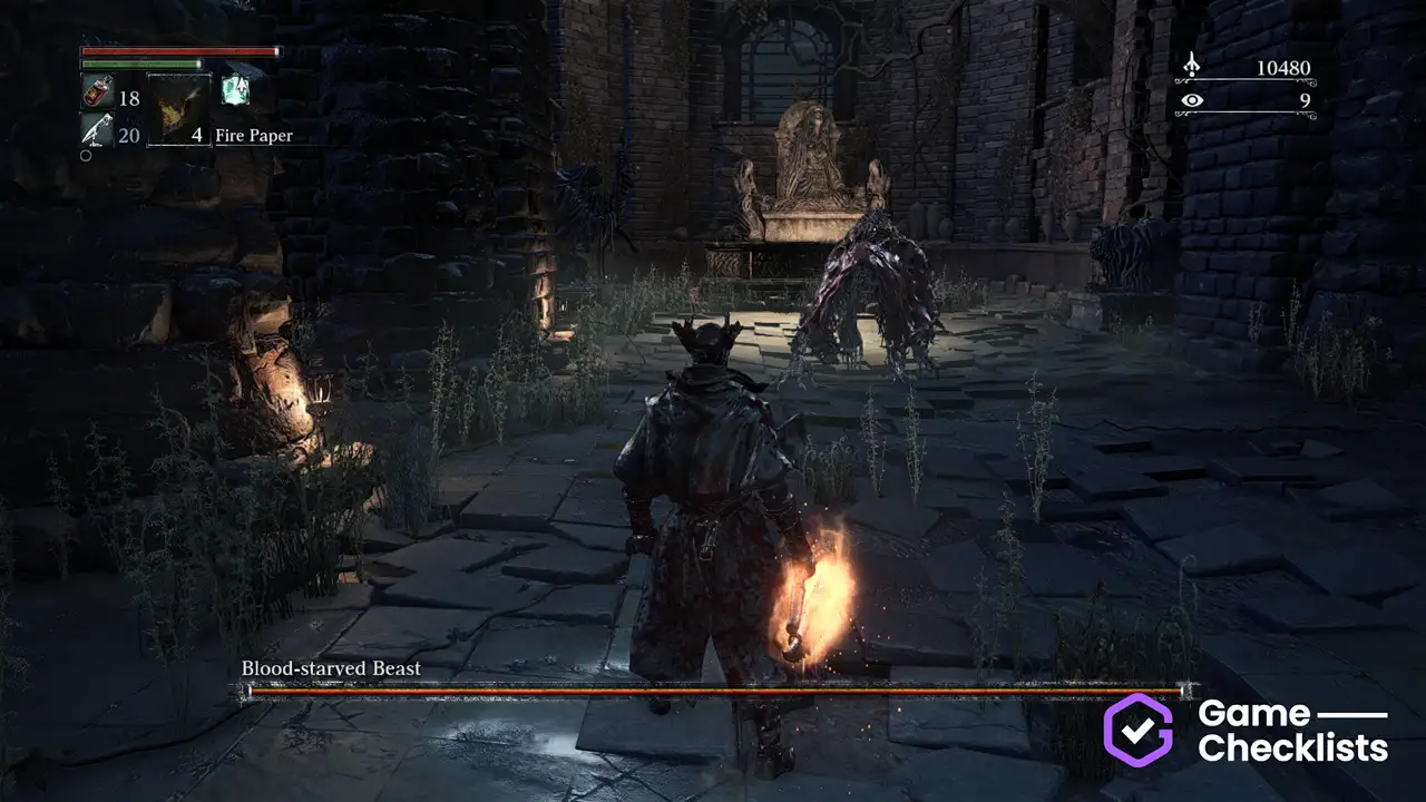 Blood-Starved Beast boss fight