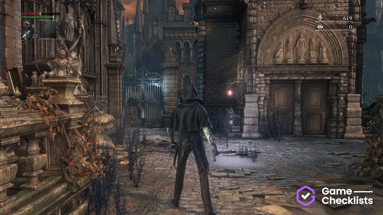 Central Yharnam location