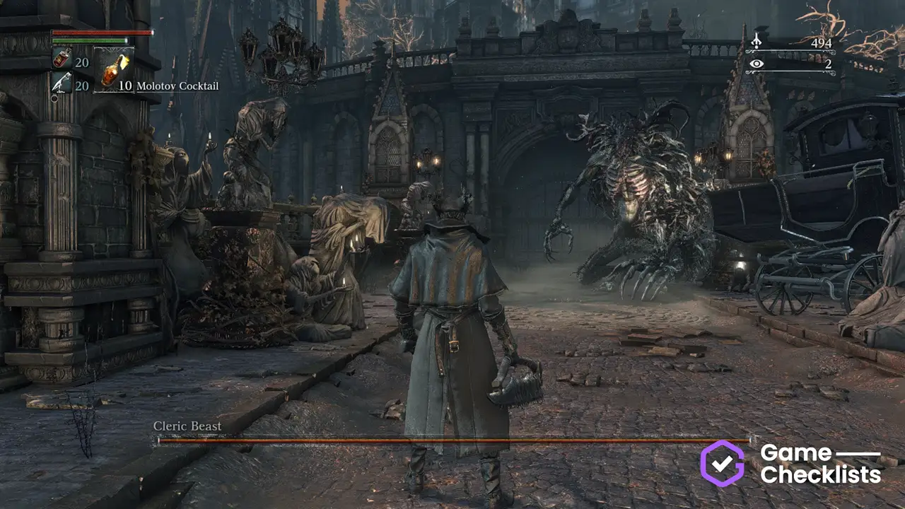 Cleric Beast boss fight