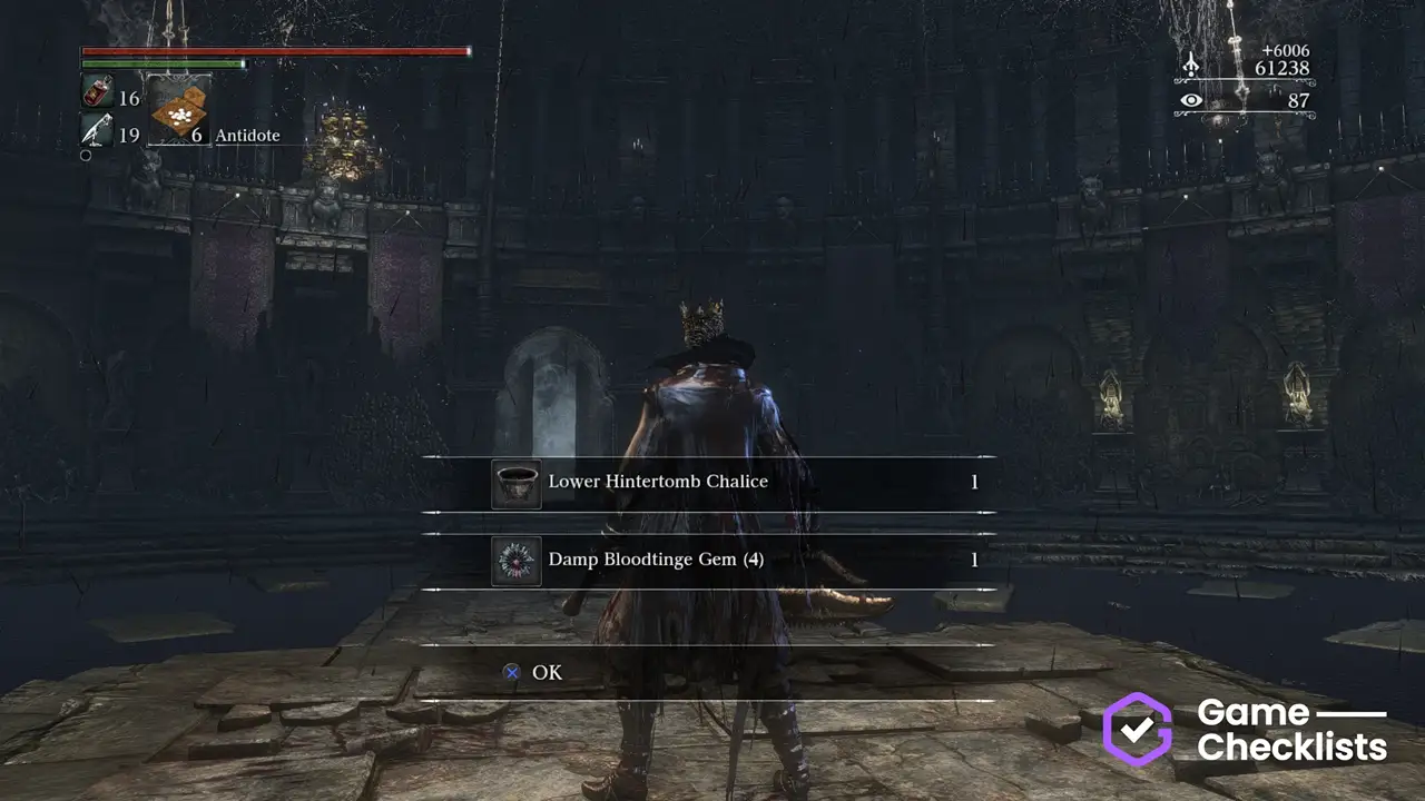 Lower Hintertomb Chalice location