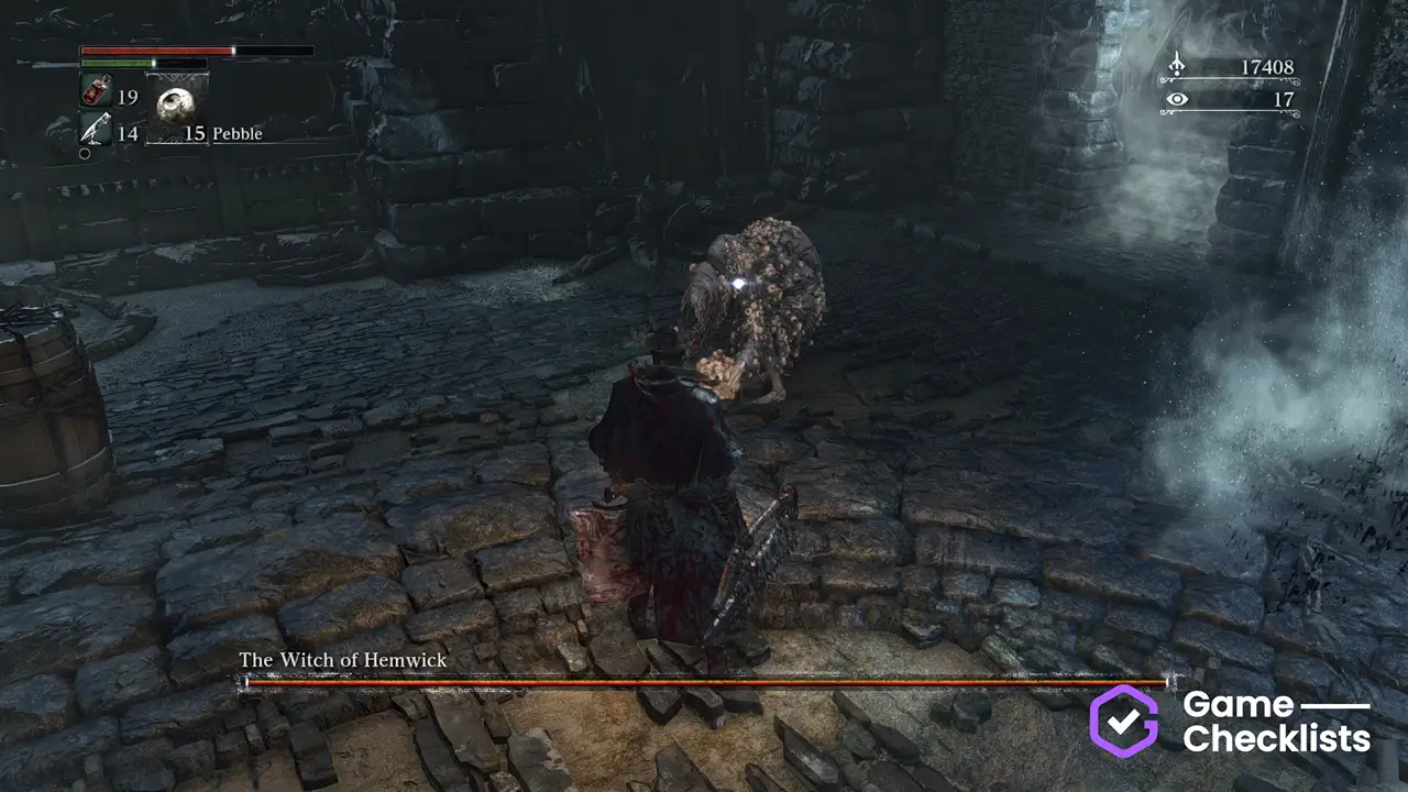 Witch of Hemwick boss fight