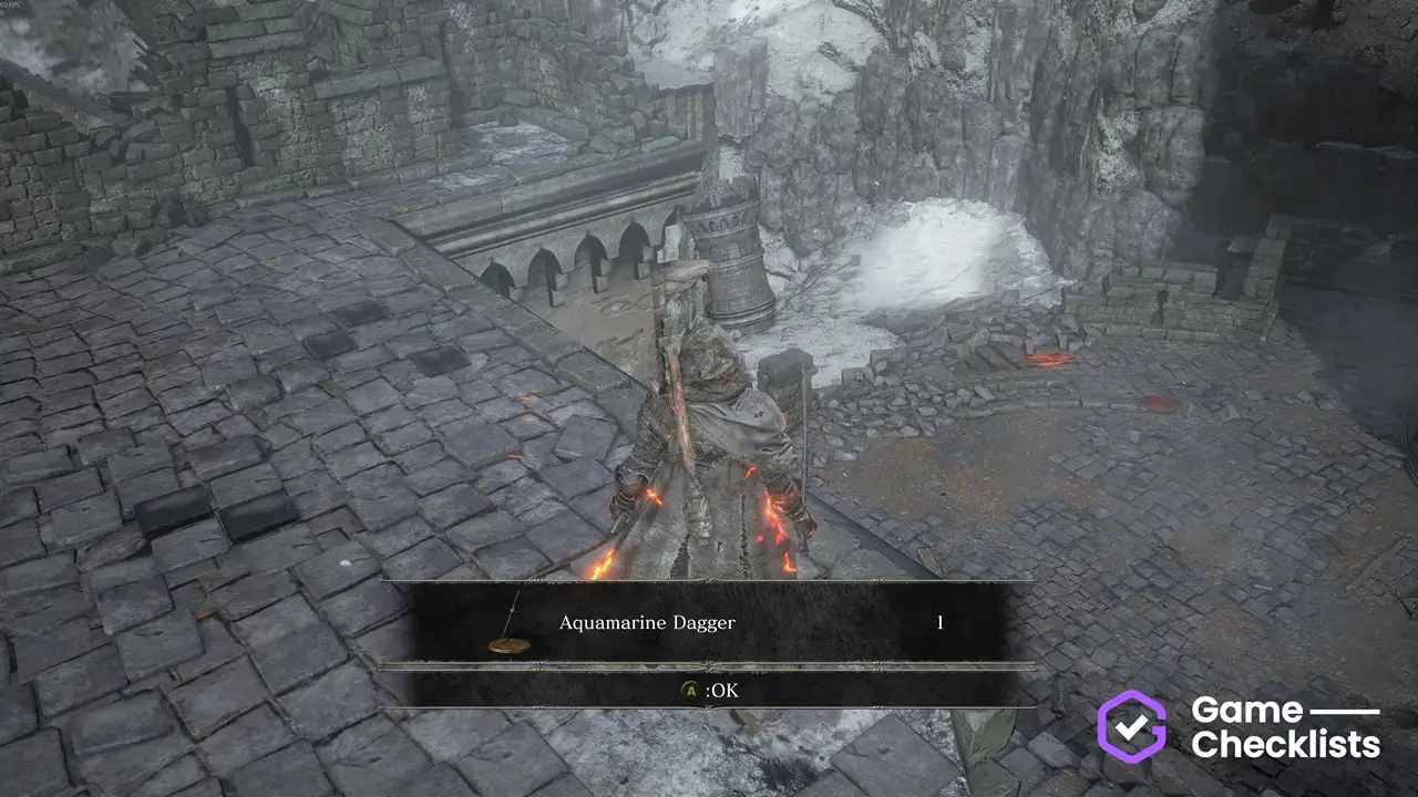 Aquamarine Dagger location