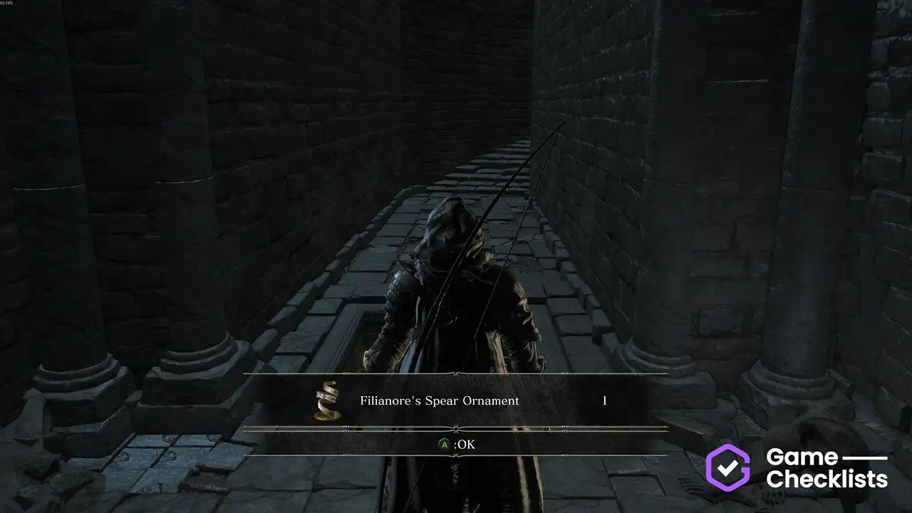 Filianore's Spear Ornament location