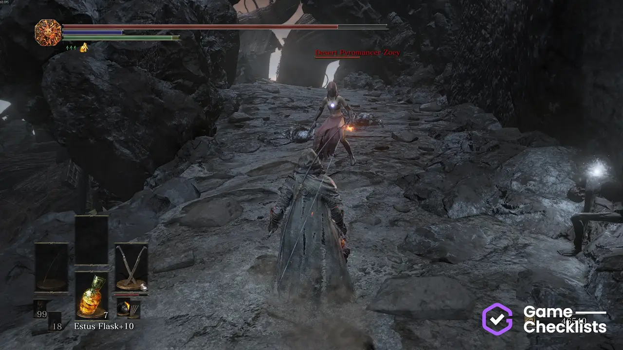 Flame Fan location
