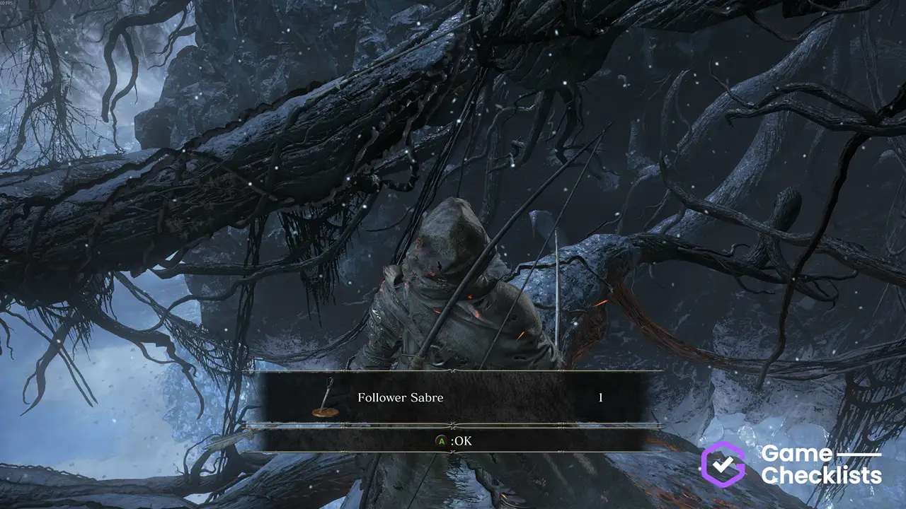 Follower Sabre location
