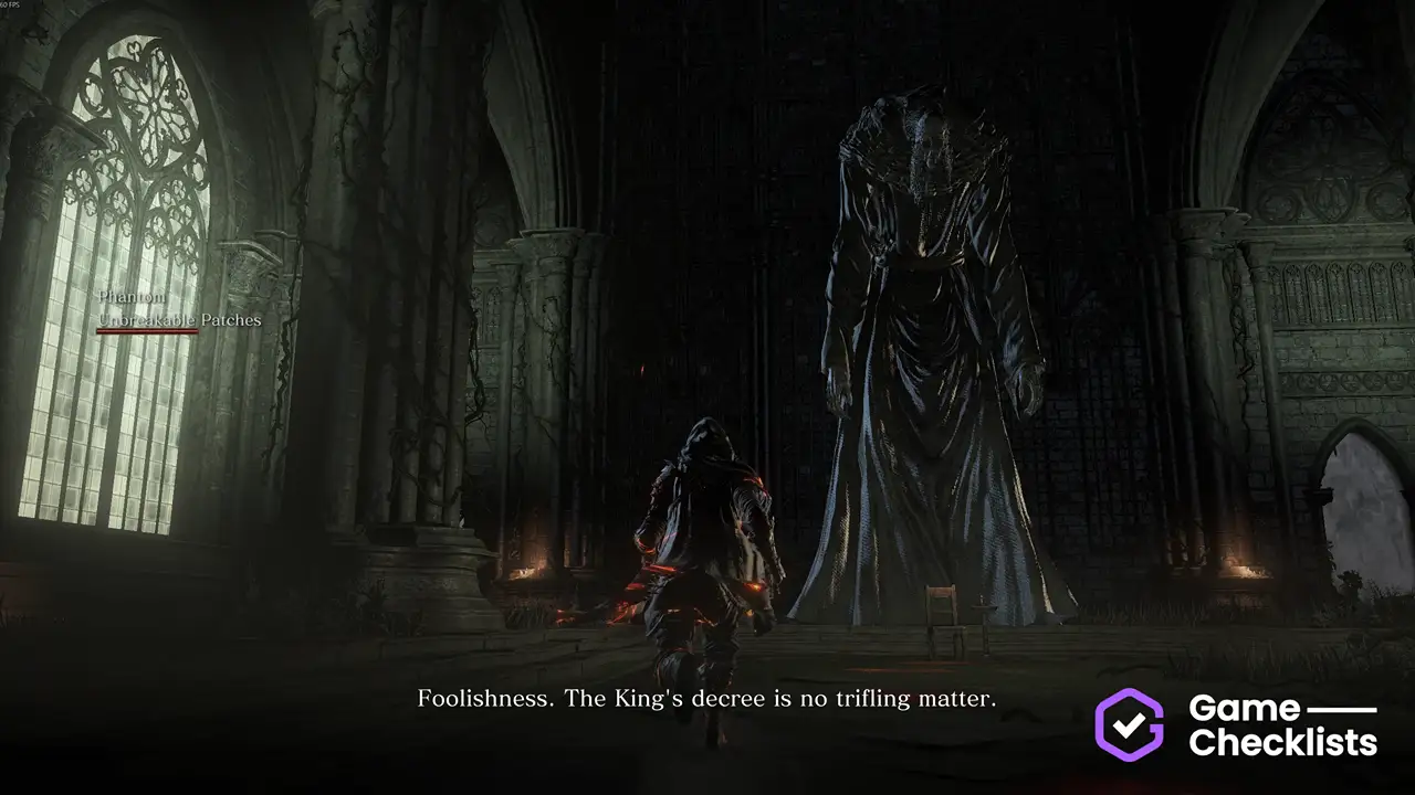 Halflight, Spear of the Church location