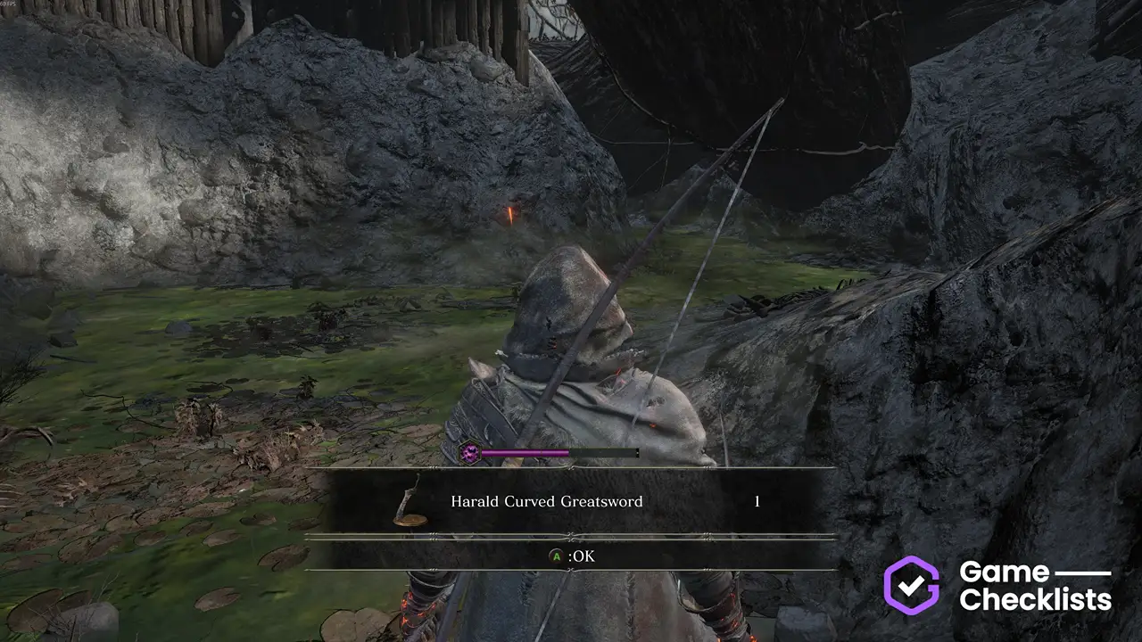 Harald Curved Greatsword location