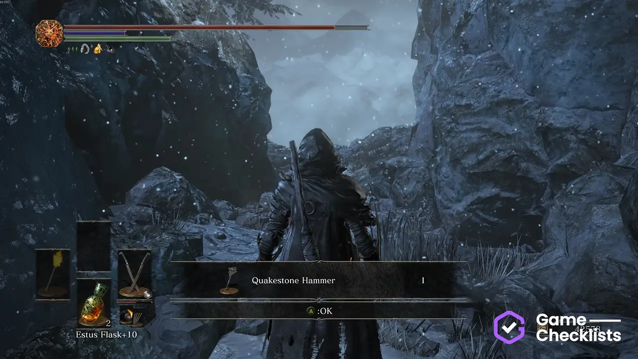 Quakestone Hammer location