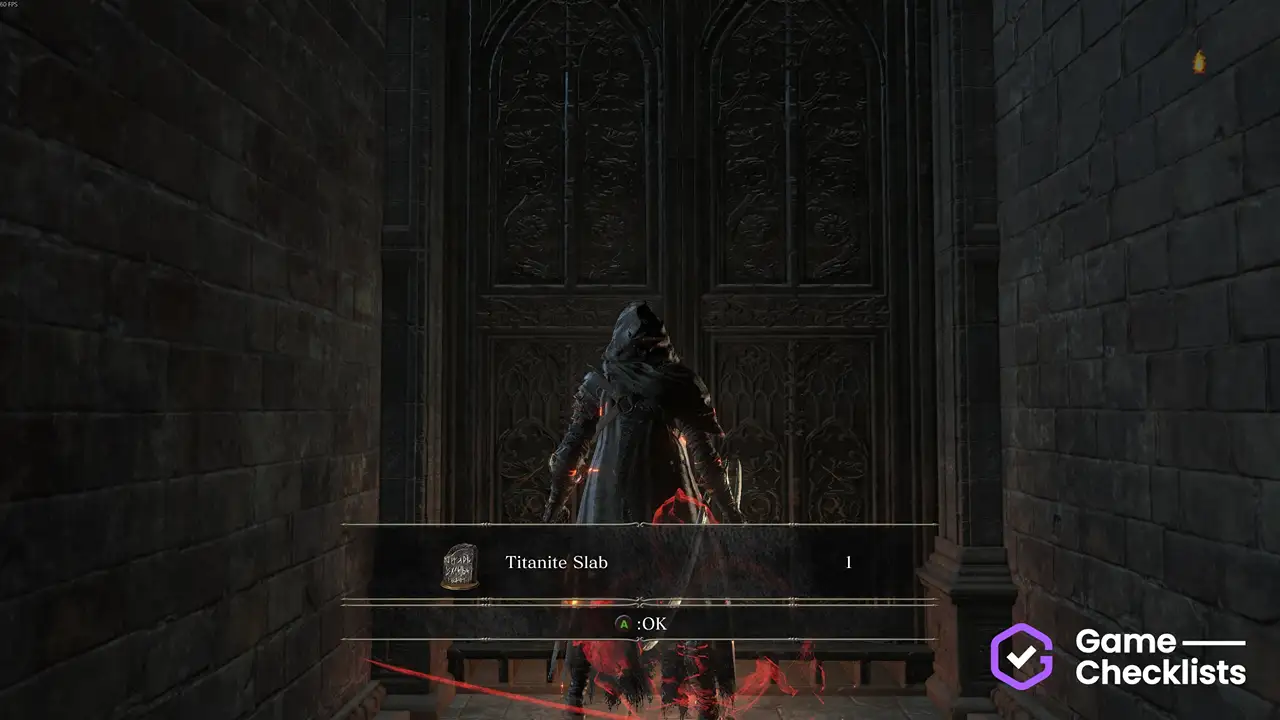 Titanite Slab - Midir location