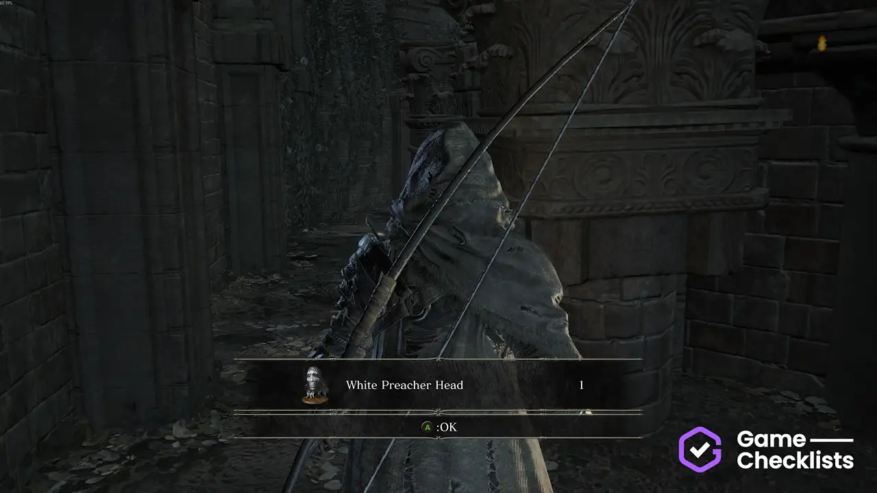 White Preacher Head location