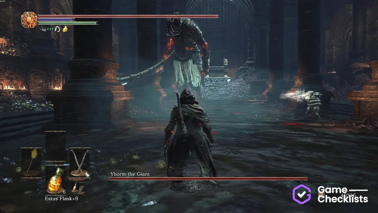 Lord of Cinder: Yhorm the Giant location