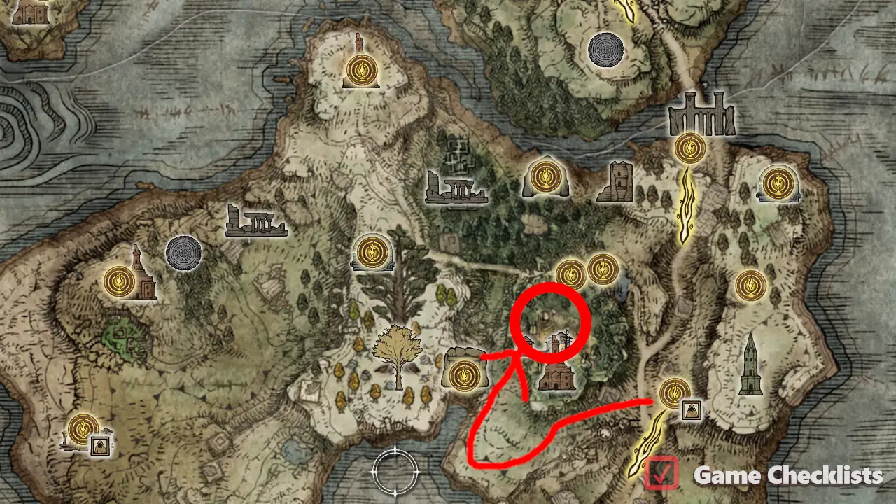 Weathered Straight Sword location