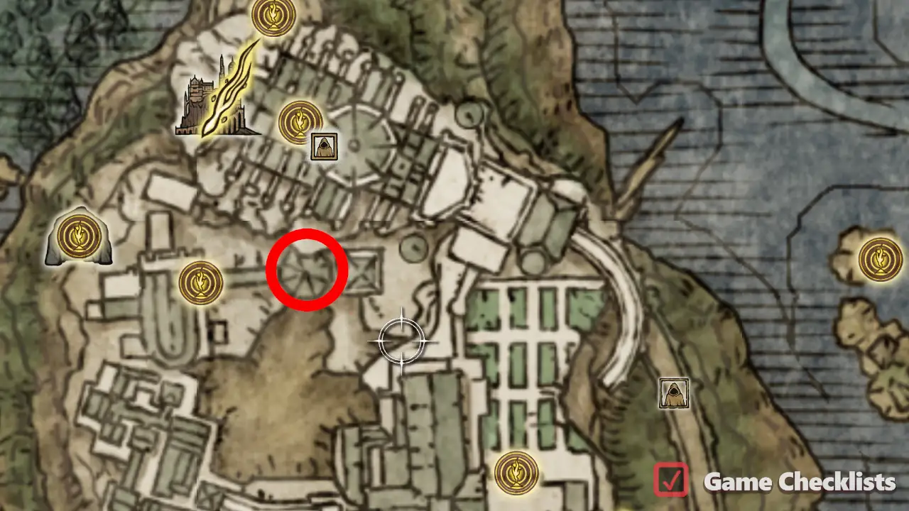 Azur's Glintstone Staff location