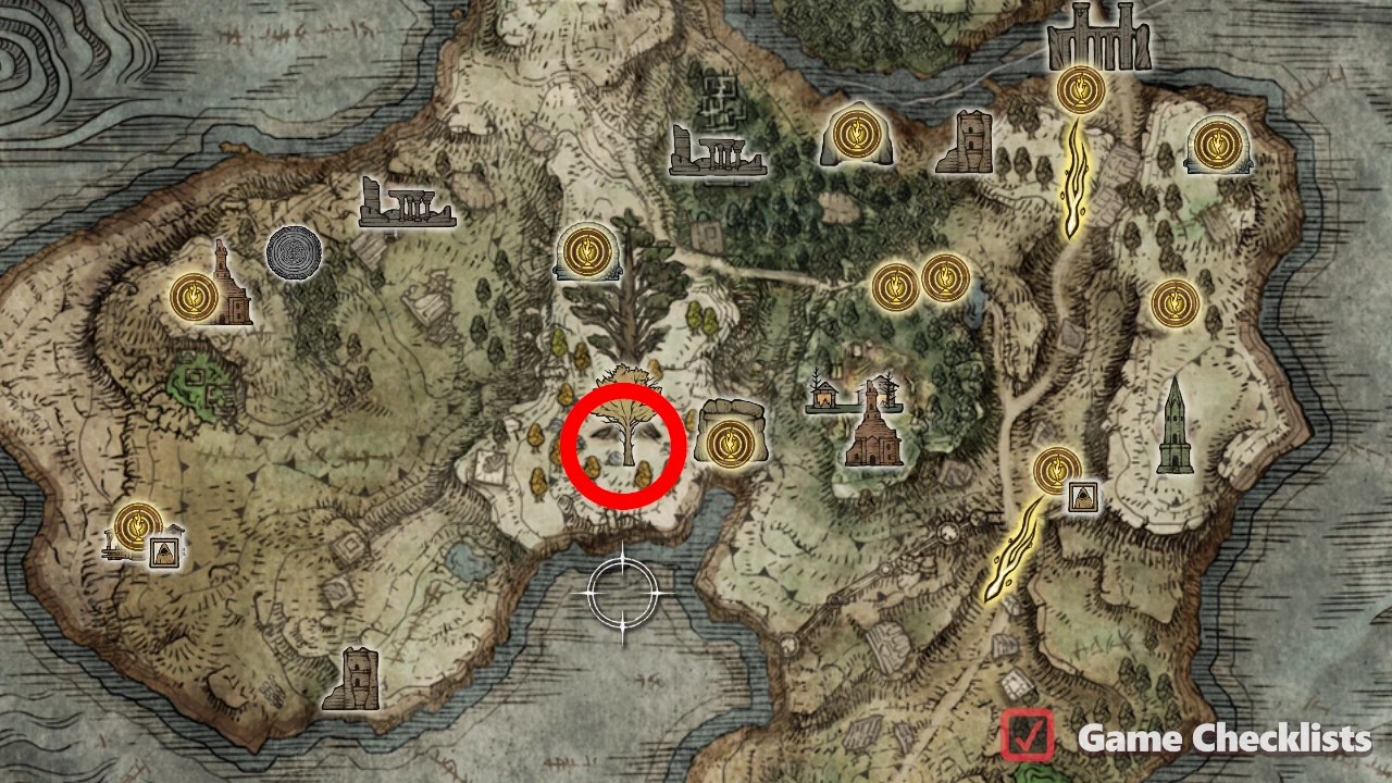 Erdtree Avatar (Weeping Peninsula) location