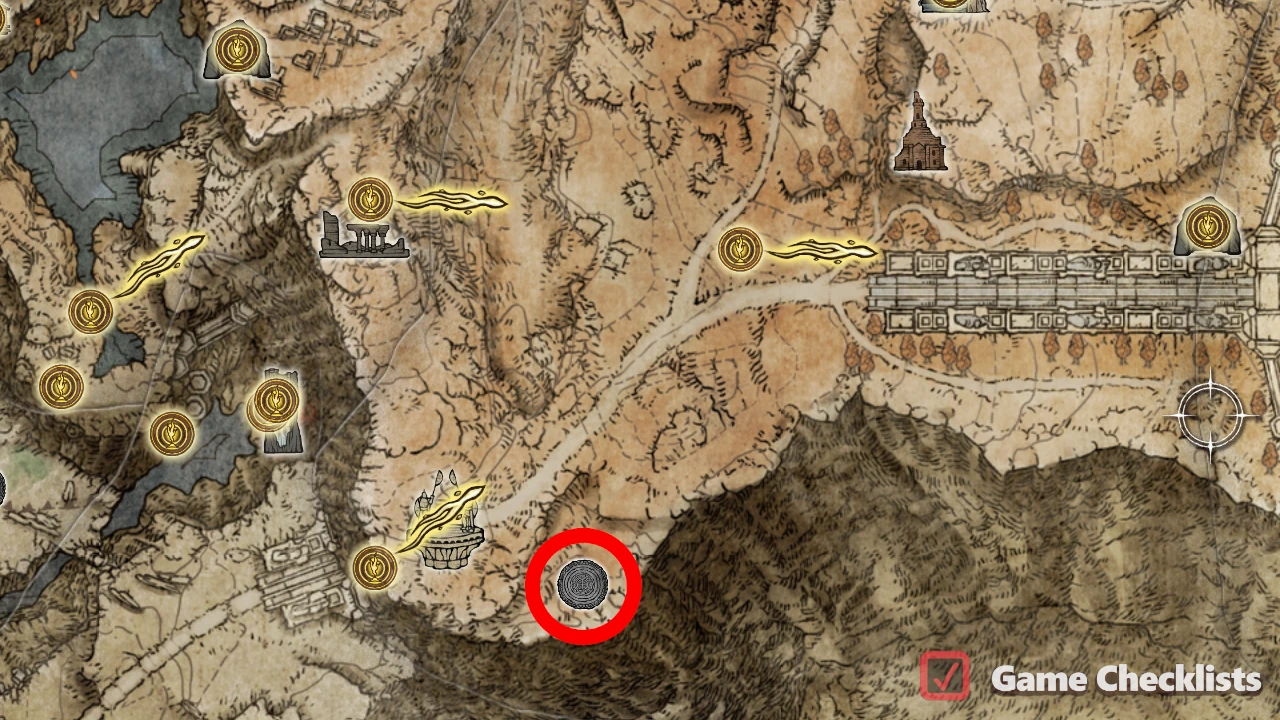 Godefroy the Grafted location
