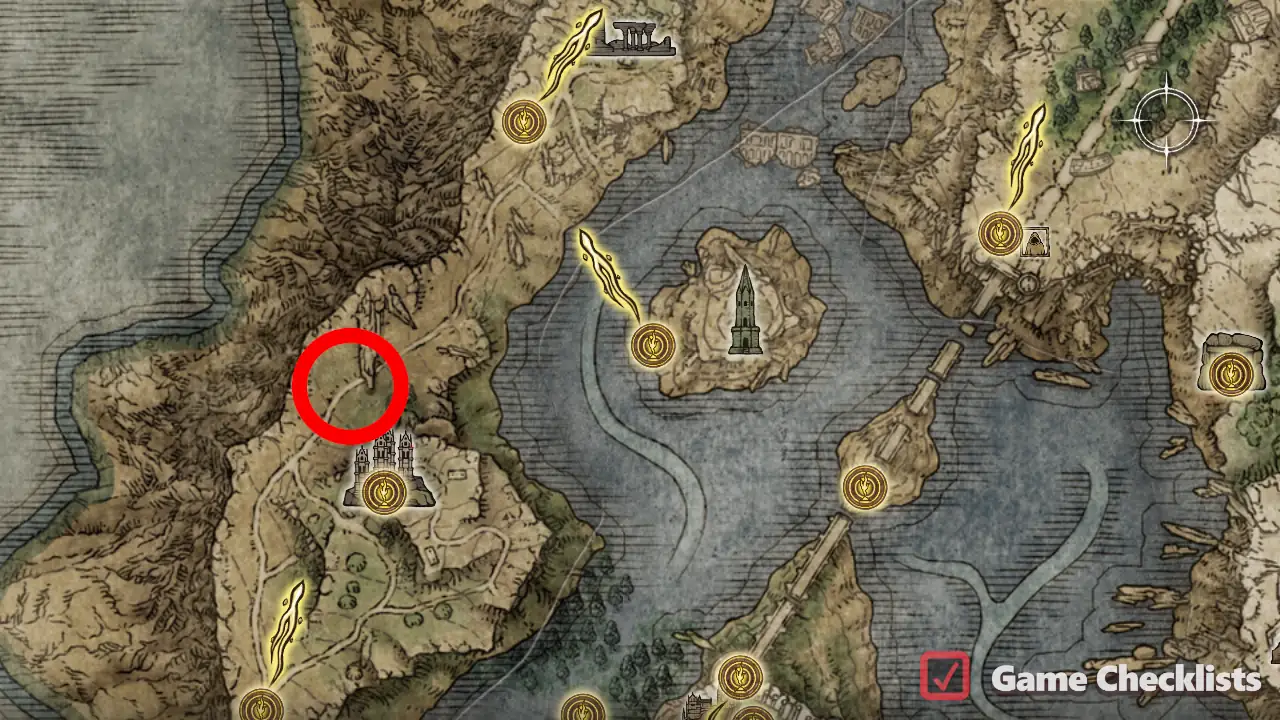 Carian Knight's Sword location