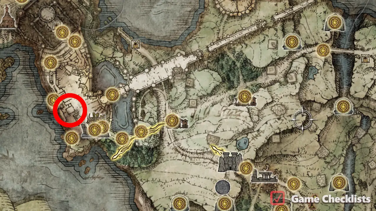 Curved Sword Talisman location