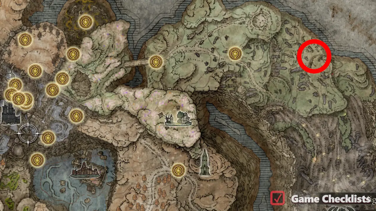 Fingercreeper Ashes location