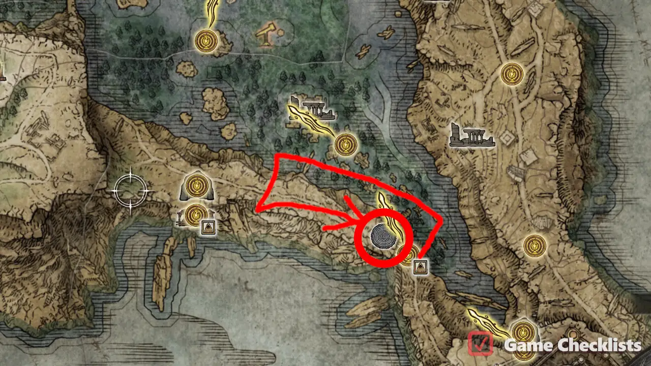 Flame of the Fell God location