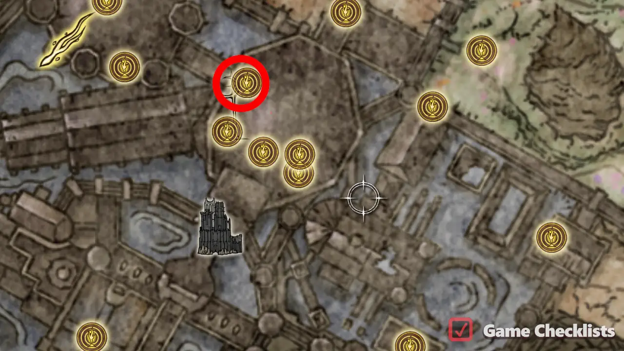 Golden Lion Shield location