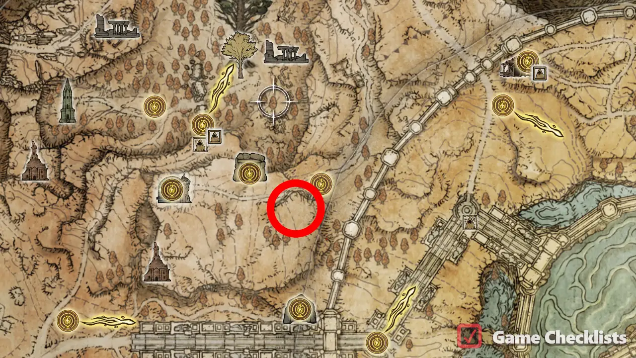 Harp Bow location