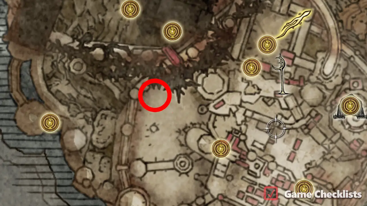 Horned Warrior's Sword location