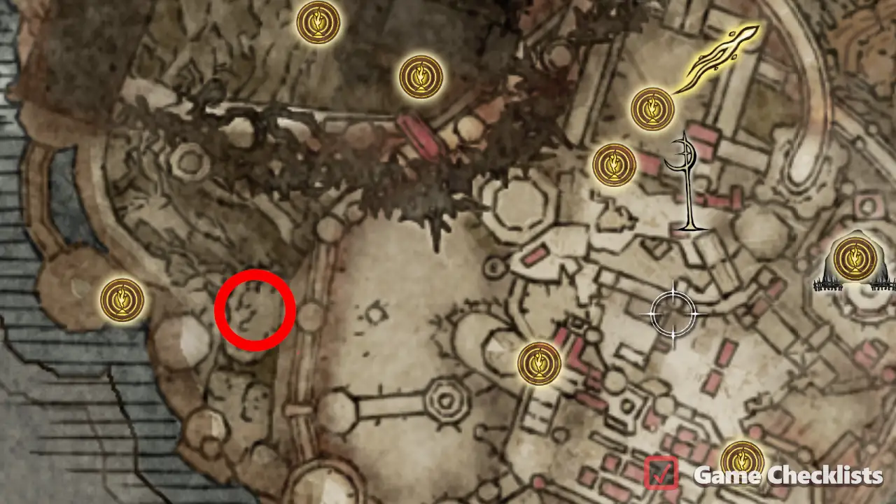 Leda's Sword location