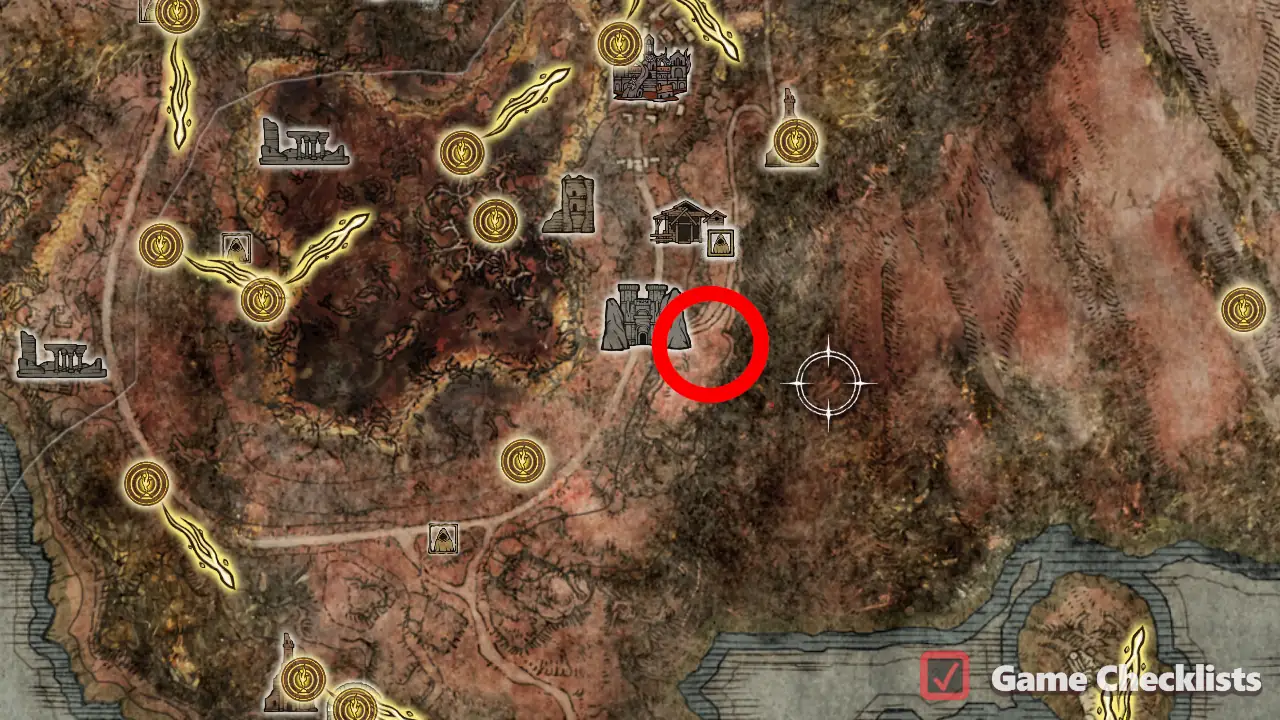 Rickety Shield location