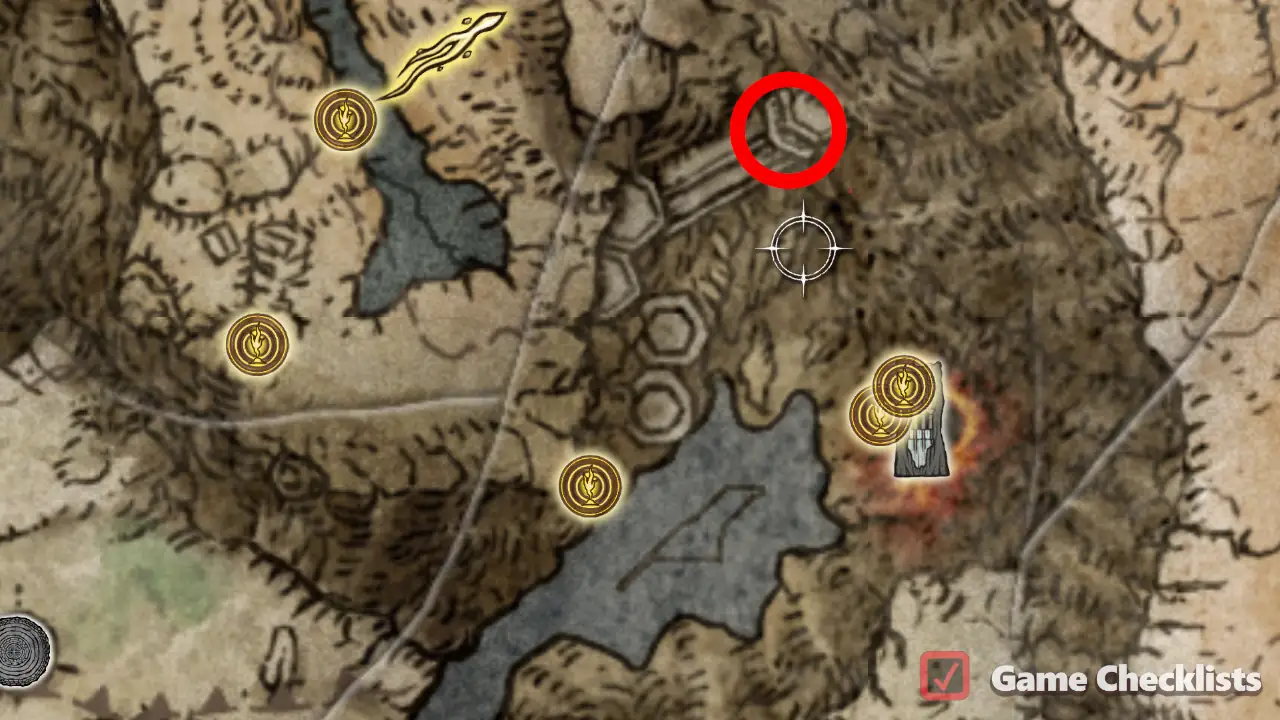 Serpent-God's Curved Sword location
