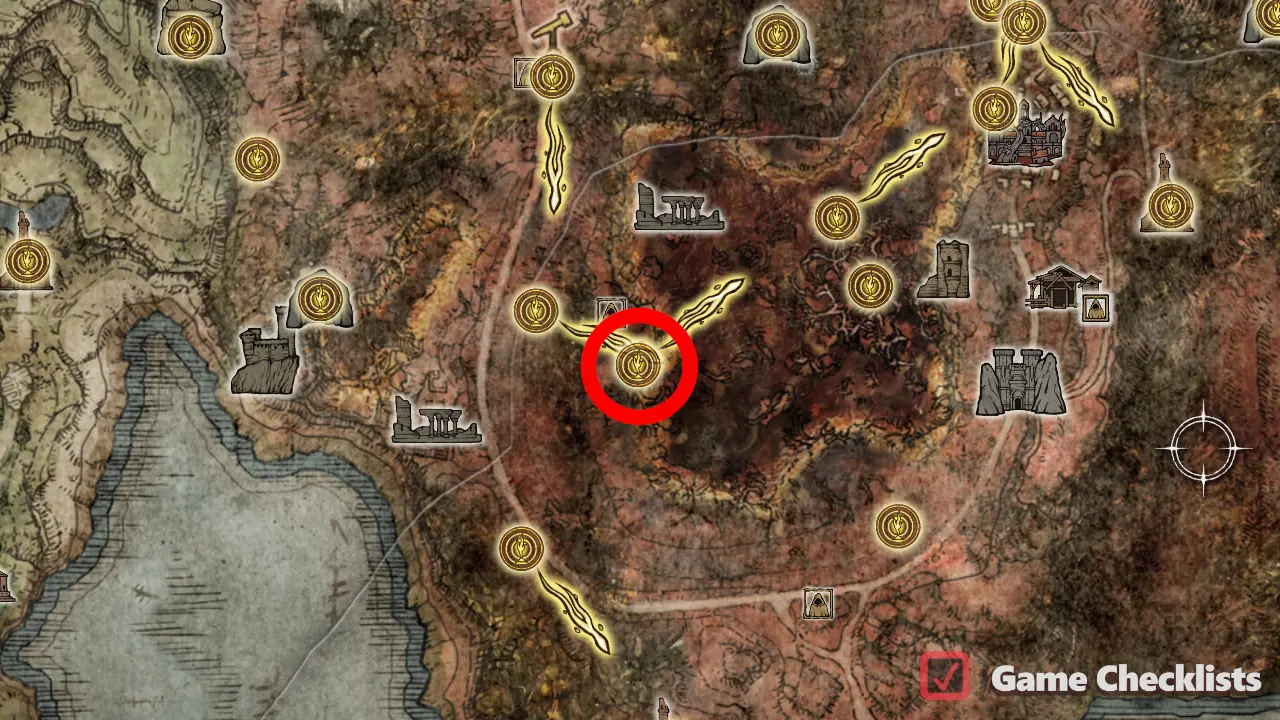Aeonia Swamp Shore location