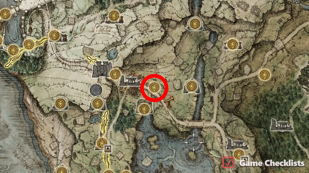 Agheel Lake North location