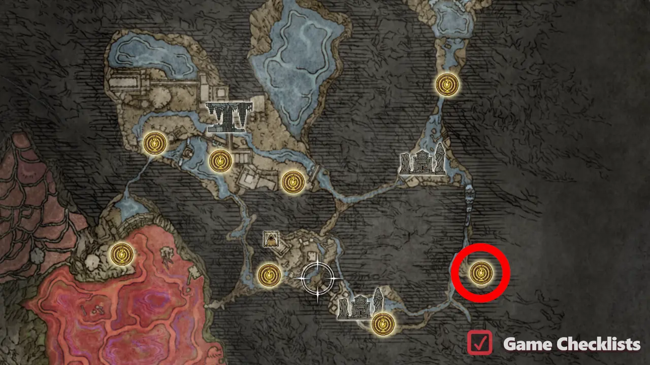 Ainsel River Well Depths location
