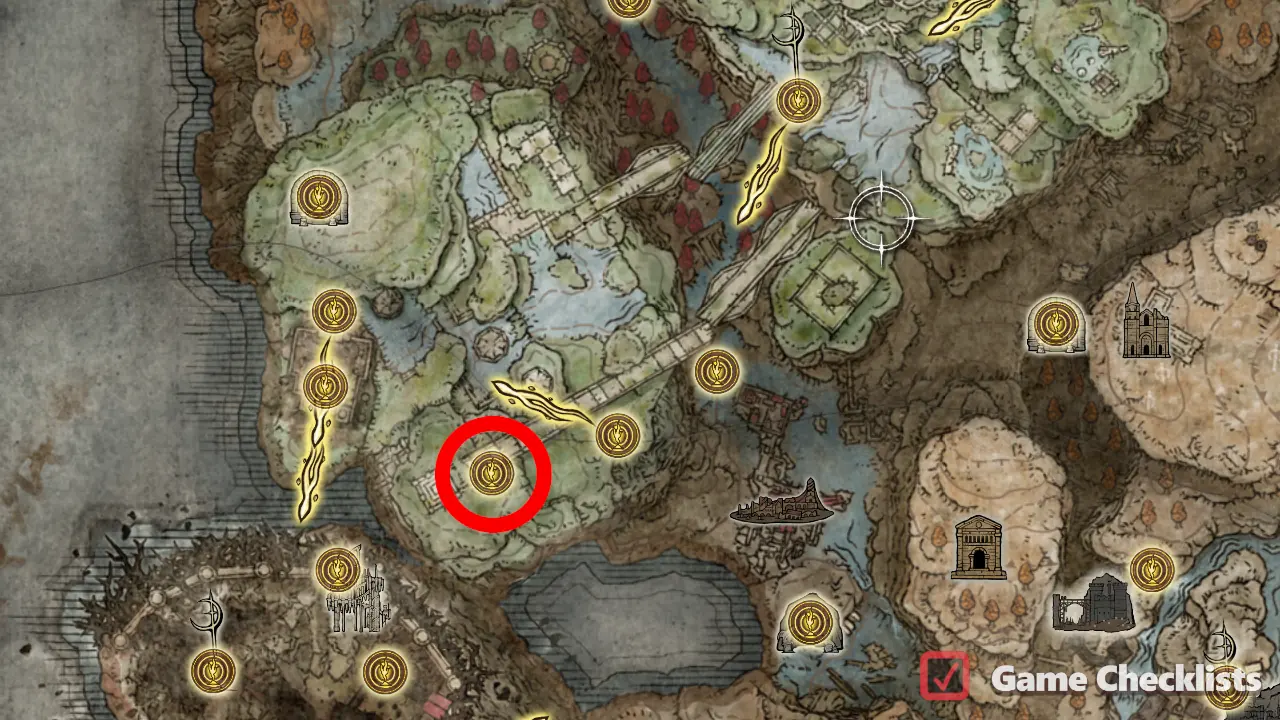 Ancient Ruins, Grand Stairway location