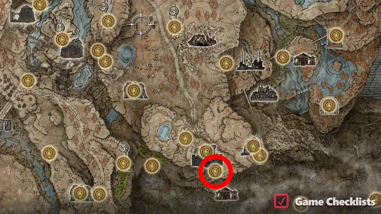 Behind the Fort of Reprimand location