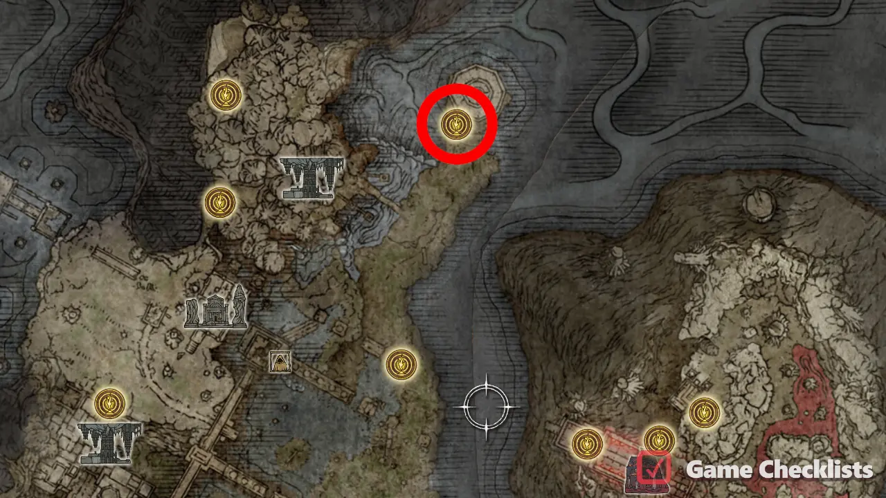 Below The Well location