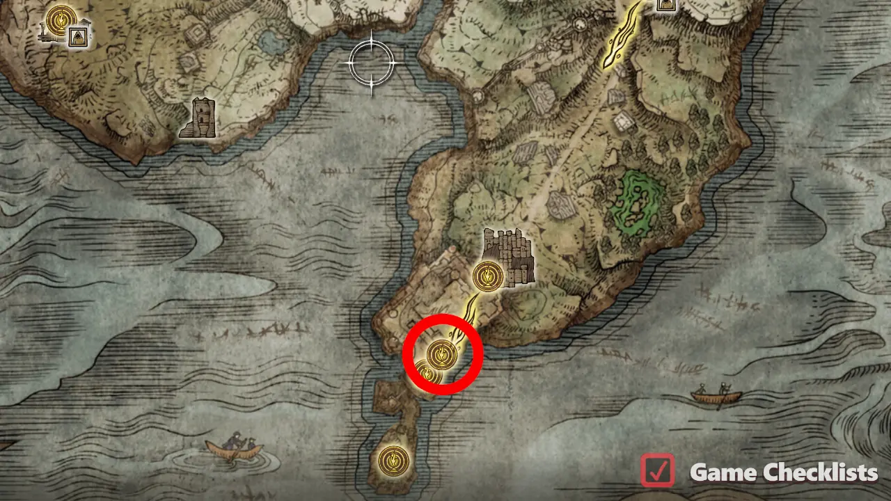 Behind the Castle location