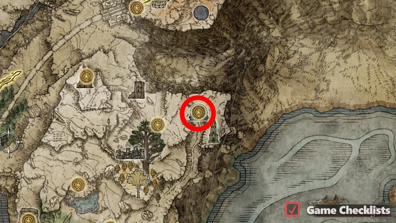 Cemetery Shade (Liurnia) location