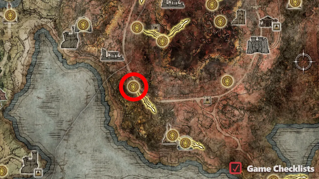 Caelid Highway South location