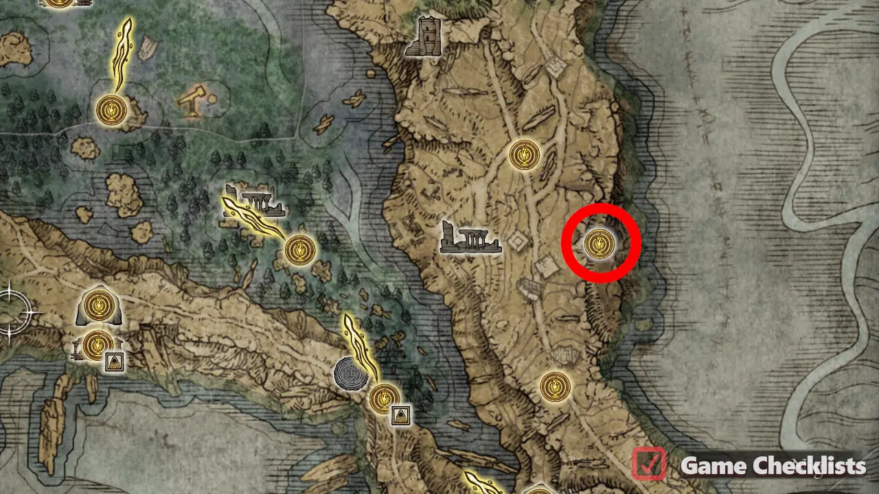 Erdtree Burial Watchdog (Liurnia) location
