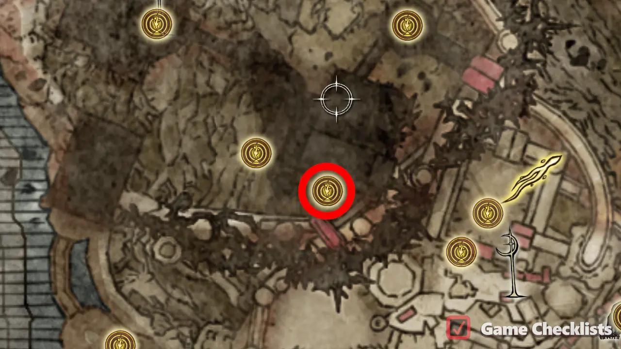 Divine Gate Front Staircase location