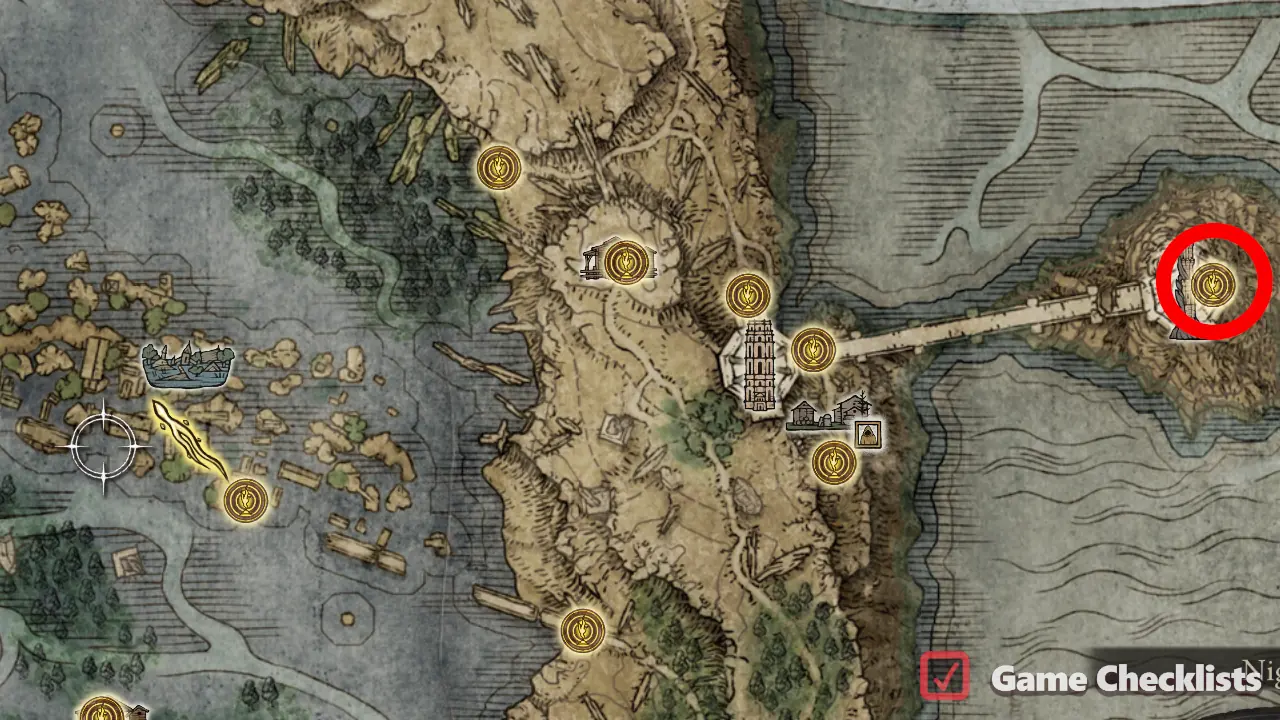Divine Tower of Liurnia location