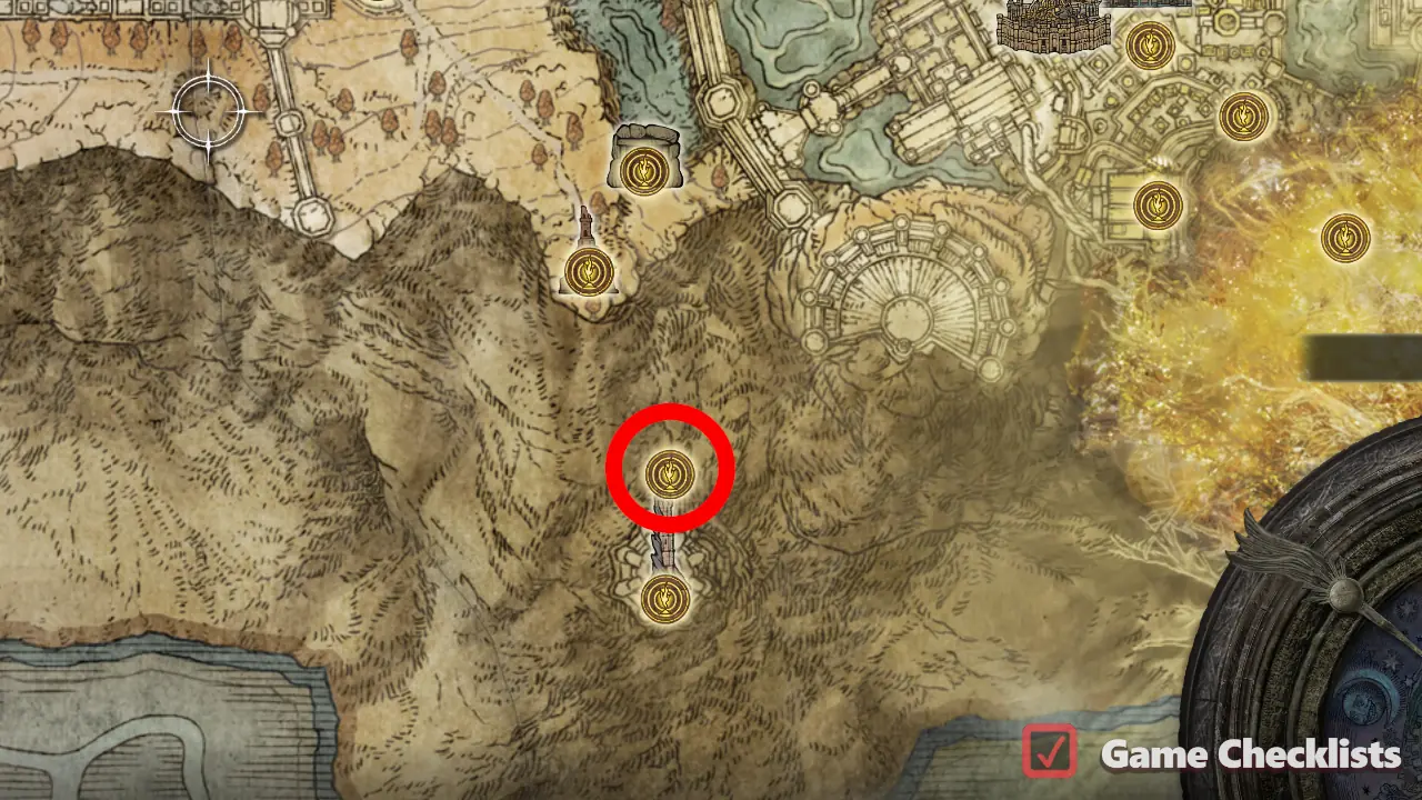Divine Tower of West Altus: Gate location