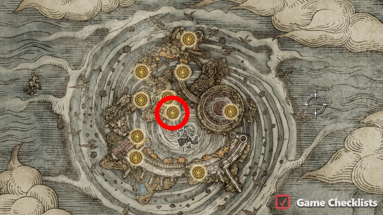 Dragon Temple Transept location