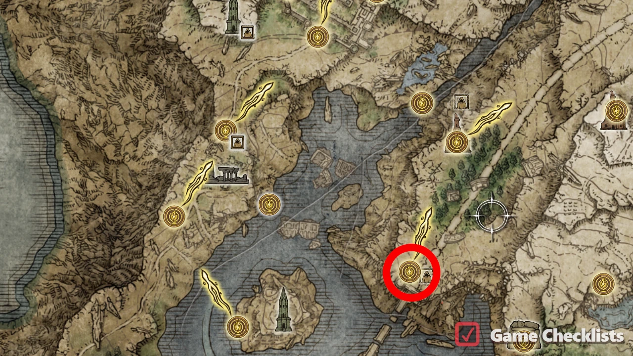 East Raya Lucaria Gate location