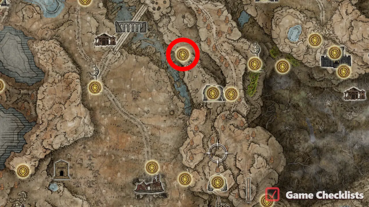 Ellac River Cave location