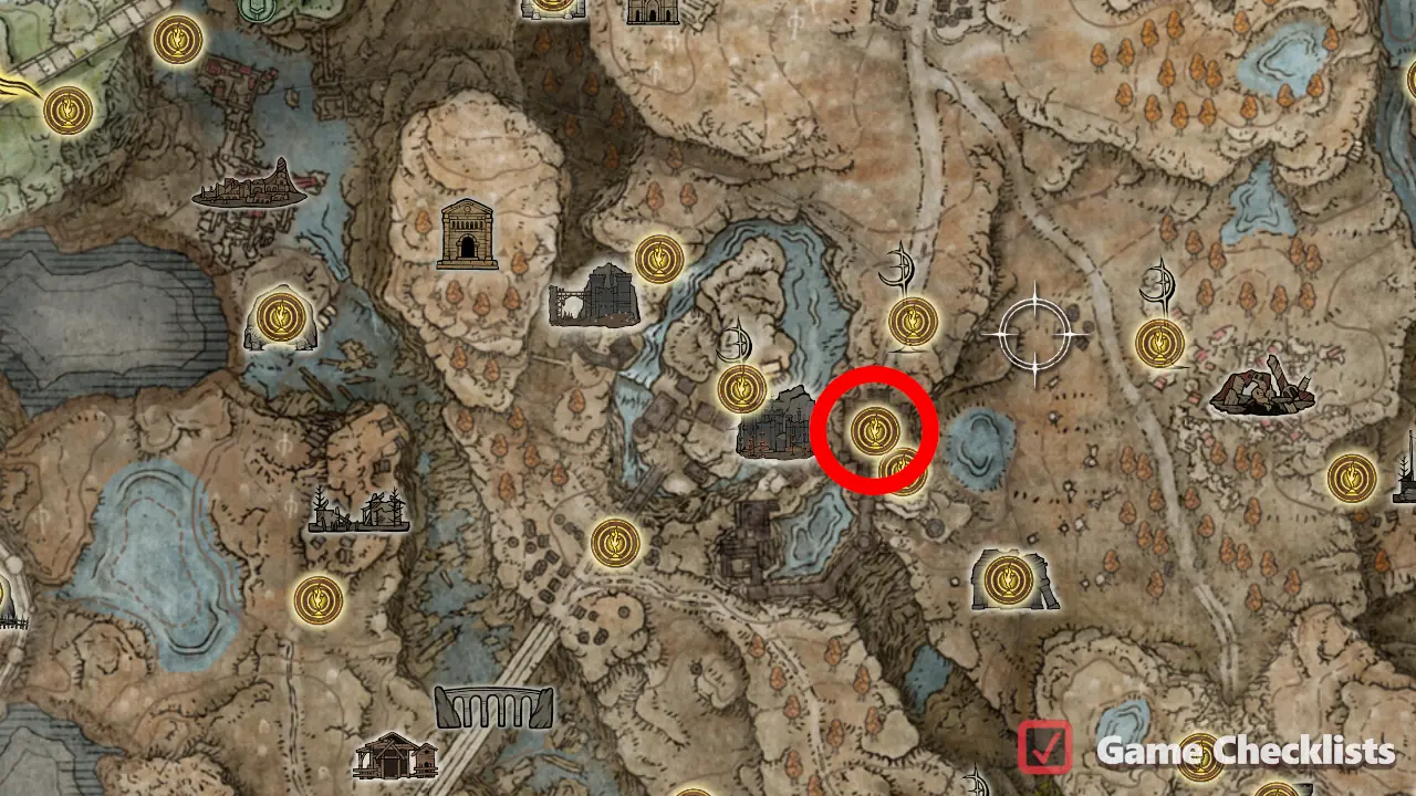 Rellana, Twin Moon Knight location