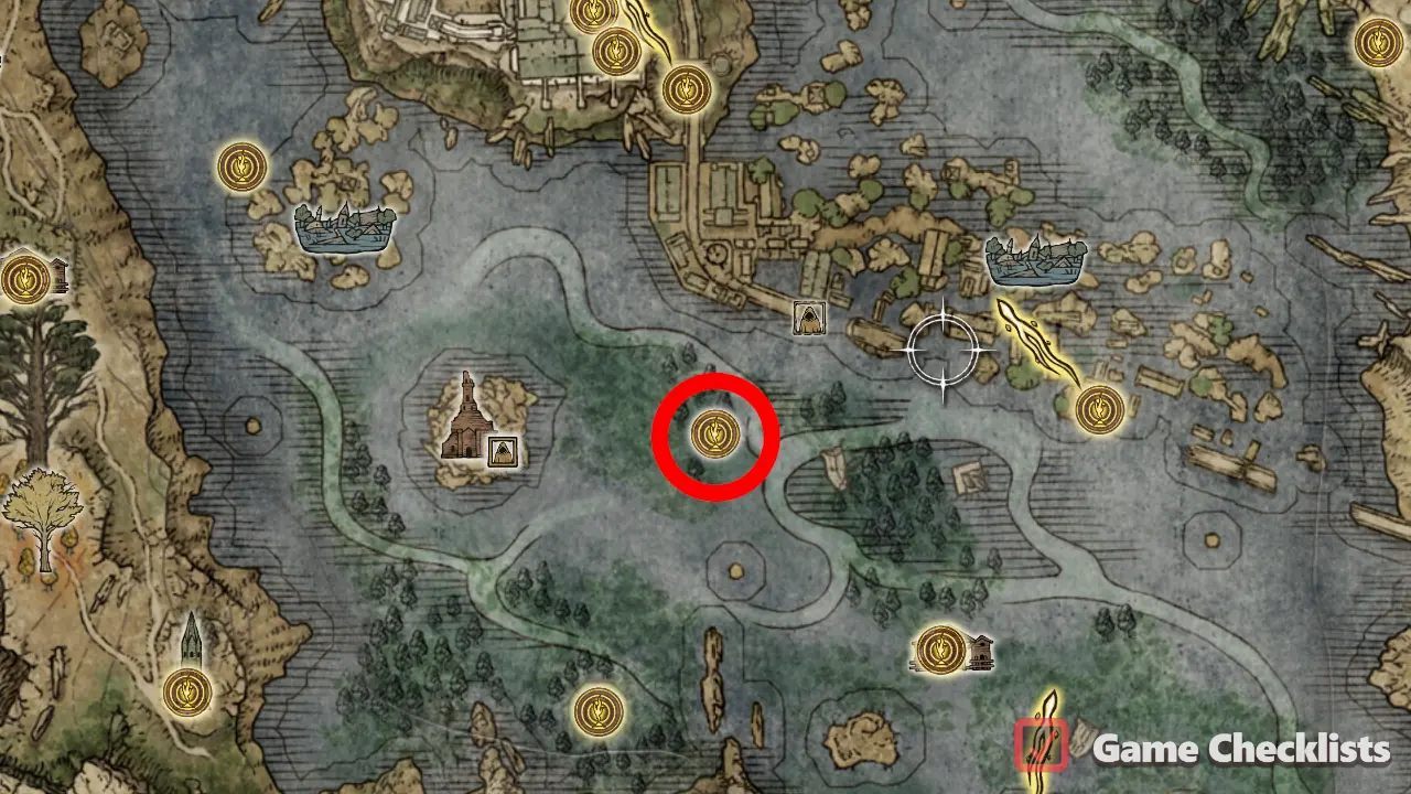 Fallen Ruins of the Lake location
