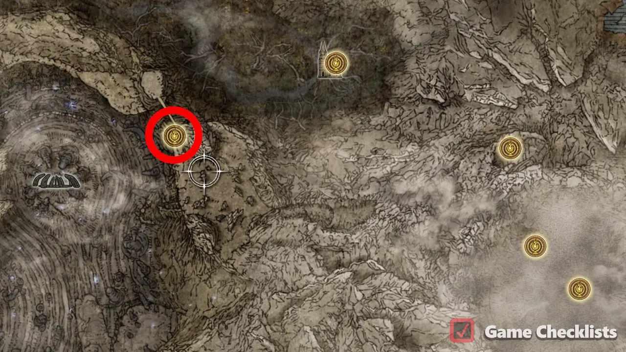 Foot of the Jagged Peak location